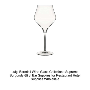Verre de la collection Supremo Bourgogne 65 cl Luigi Bormioli H 24,5 cm Ø 11 cm - Product Image 2