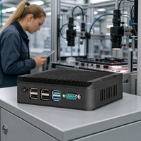 Intel Celeron J4125 N2940 N5095 Quad Core Mini Pc Desktop 8G Ram 128Gb Ssd Win10 Linux Ubuntu Pfsense Fanless Industrial Mini Pc