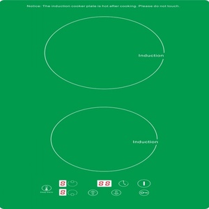 Nouvelle conception de plaque chauffante double, cuisinière électrique en verre vitrocéramique à surface lisse, 220V-240V, plaque à induction - Product Image 3