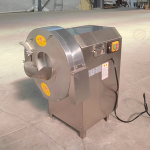 मुख्य मोटर घटक के साथ गोभी गाजर आलू जैसे फलों की सब्जियों के लिए इलेक्ट्रिक स्वचालित सब्जी हेलीकॉप्टर/डिसर मशीन - Product Image 3