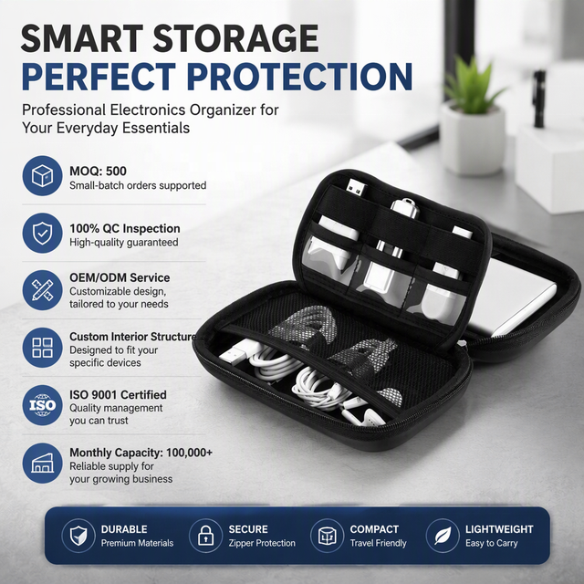 Shockproof 2.5 Inch Portable External EVA Hard Drive Carrying Travel Case HDD SSD Storage Pouch Bag