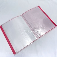 Protège-documents en plastique transparent format A4, imperméables, 40 pochettes, pour bureau, école, affichage de documents et papiers