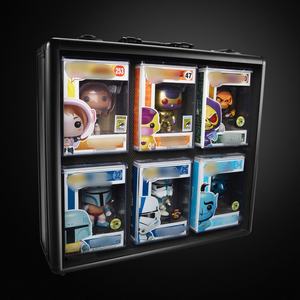 Avec fenêtre d'affichage cristalline Boîte de <span class=keywords><strong>6</strong></span> paquets Pops signés <span class=keywords><strong>Grail</strong></span> Pops Protection des objets de collection - Product Image 1