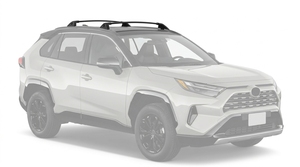 Barres transversales <span class=keywords><strong>de</strong></span> <span class=keywords><strong>toit</strong></span> aérodynamiques compatibles Toyota <span class=keywords><strong>RAV4</strong></span> <span class=keywords><strong>2019</strong></span>-2023, en alliage d'aluminium, porte-bagages verrouillable, réduction du bruit du vent - Product Image 6