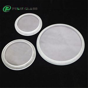 Custom 6mm Solid Flat Tempered Extra Clear Heat Absorbing Glass with Lifetime Warranty for Industrial <b>Lamp</b> Cover Use - Product Image 3