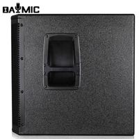 Çin Hoparlör Üreticisi 15 İnç Aktif Subwoofer Hoparlörler 1000w Güç Amplifikatör Modüllü Subwoofer Hoparlör Amplifikatör Seti