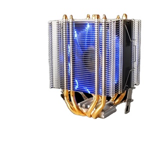 Nhà máy cung cấp trực tiếp RGB Máy tính để bàn CPU Quạt làm mát 1366 4 ống đồng câm 775amd1155 trường hợp máy tính Air Loại LED Các tính năng - Product Image 2