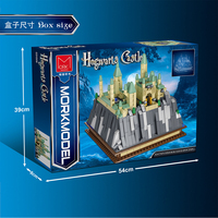 Mork 3D DIY 031006 Blocs de Construction Jouets Château de Poudlard Avec 1101 PCS