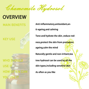 Extrait de fleur de <span class=keywords><strong>camomille</strong></span> Vegan, Hydrosol naturel, liquide, Floral, pour soins de la peau - Product Image 4