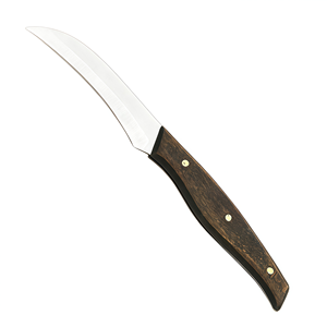 Ensemble de couteaux à éplucher avec manche en bois, 3 pièces, petits couteaux à fruits en acier inoxydable pour la cuisine domestique, pour éplucher et couper les fruits et légumes - Product Image 1