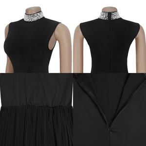 CX7409 Pengiriman Cepat Gaun Maxi Wanita Model Lipit Bodycon untuk Liburan Musim Panas, Pesta, Ulang Tahun, Pakaian <span class=keywords><strong>2026</strong></span> - Product Image 2