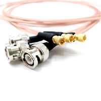 Usine de fabrication de câble coaxial à faible perte de haute qualité BNC vers mini câble RG316 d'extrémité libre SMA câble coaxial RF