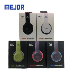 ヘッドマウントイヤホンプラス大きな音楽ゲームスピーカー2ヘッドフォンP47ファクトリーワイヤレスヘッドセット - Product Image 4