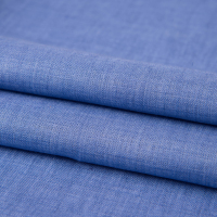 8550 #   Tissu texturé en lin 100% biologique imprimé français, teint en fil, naturel, respirant, de haute qualité, toucher doux, textile de maison