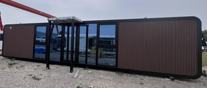 Cabaña Prefabricada Moderna y Transpirable de Acero Tipo Apple, para Glamping <span class=keywords><strong>al</strong></span> Aire Libre, Alojamiento, Villa, Almacén, Oficina, Casa Contenedor, Baño - Product Image 3