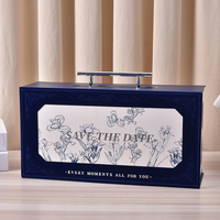 Boîte cadeau magnétique rigide haut de gamme pour mariage, avec logo personnalisé, pour bijoux, aromathérapie, cosmétiques