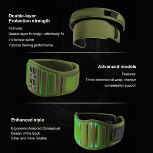 <span class=keywords><strong>Cinturón</strong></span> de Seguridad de Fitness Personalizado para Hombres y Mujeres con Autobloqueo de EVA para Sentadillas y Levantamiento de Pesas en el Gimnasio - Product Image 2