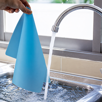 Napperon de table moderne épais, imperméable, résistant à l'huile, antidérapant, isolant thermique, réutilisable, 60x40cm, en silicone solide