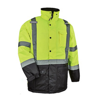 Vente en gros de vêtements de travail de sécurité industrielle en polyester durable haute visibilité imperméable réfléchissant antistatique