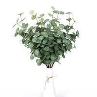 Branches décoratives artificielles en eucalyptus, aspect naturel, herbe en soie, différentes tailles, durables, polyvalentes, Noël, Halloween