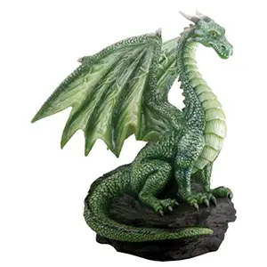 Vintage Hot Sale Firelike Resin Dragon Figurine,Customized Lifelike Crafts