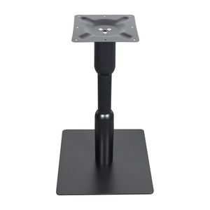 Mesa de comedor de lujo de Metal comercial pintura de hierro Base negra restaurante/cafetería/mesa de comedor de negocios - Product Image 3