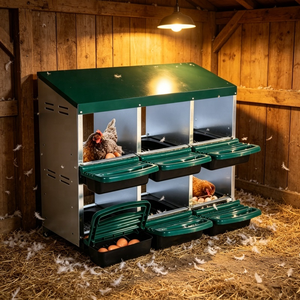 Nichoir polyvalent à 6 compartiments pour poules, canards, cailles, à suspendre ou à poser au sol, installation simple - Product Image 5
