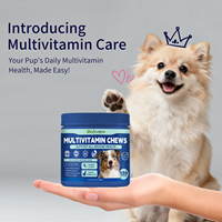 Beiyuan Multivitamines pour animaux de compagnie, compléments nutritionnels, vitamines A-K, améliorent le système immunitaire, soutiennent le cerveau et le cœur, vinum pour chien