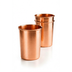 Vaso de Cobre Puro Ecológico y Portátil para Moscow Mule, con Pajita Metálica, Aislado, para Cócteles, Cerveza, Café y Bebidas Heladas - Product Image 1