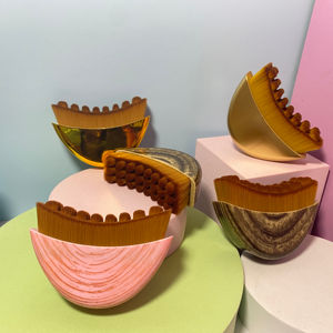 Brocha de Maquillaje Individual para Contorno Facial, Diseño Ergonómico para Drenaje y Masaje Preciso de la Piel, Alivia la Fatiga, Brocha Seca - Product Image 1