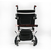Fauteuil roulant électrique pliable portable Dahao DH01108 en alliage d'aluminium ultra léger, batterie au lithium, garantie 1 an