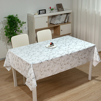 Nappe de table jetable noire à motifs floraux RNPT, nappe rectangulaire en PVC, Fabrica De Manteles De Mesa Toalha De Mesa PVC