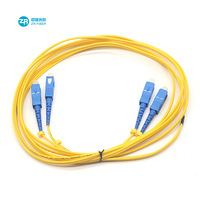 Cordon de brassage fibre optique blindé étanche FTTH 3m duplex OM3 SC/APC LC/UPC FC/ST E2000 MTP MPO Pigtail