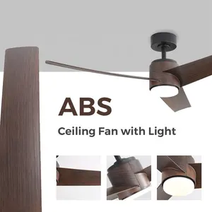 In vendita ventilatore a soffitto con telecomando led luce silent 5 velocità 52 pollici fandelier ventilatore da soffitto con luce