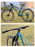 Vélo de montagne en carbone à suspension intégrale MFM100 T800 de 29 pouces, fourche avant à verrouillage pneumatique de 165 mm, amortisseur arrière, Shimano SL-M6100 12 vitesses