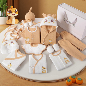 Bộ Quần Áo Sơ Sinh 100% Cotton Hữu Cơ 0-3 Tháng Tuổi, Bộ Đồ Cho Bé Trai Bé Gái Mùa Đông, Bộ Đồ liền thân, Đồ Cho Bé, Đồ sơ sinh - Product Image 3