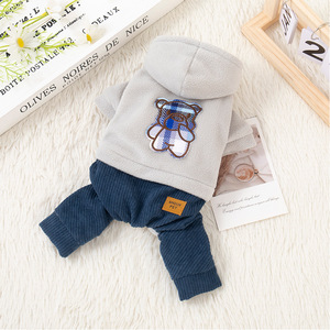 الشتاء الخريف القط الكلب الملابس أزياء الكلب لطيف الملابس الحيوانات الأليفة الدافئة - Product Image 5