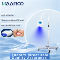 Appareil professionnel de blanchiment dentaire à lumière froide à 12 perles, 3 modes de couleur, machine d'éclaircissement avec base croisée stable