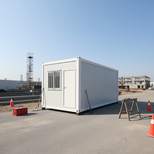 Ostello prefabbricato casa prefabbricata a due piani piccola casa 2 camere da letto contenitore ufficio luce in acciaio staccabile contenitore - Product Image 1