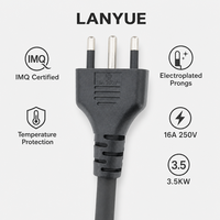 Adaptateur IMQ Italie 16A 250V pour chargeur Tesla Gen 2 EV, cordon d'extension avec connecteur mobile et charge rapide