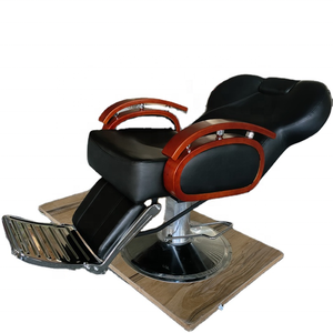 Siman-Silla <span class=keywords><strong>de</strong></span> barbería antigua para hombre, sillón <span class=keywords><strong>de</strong></span> marco dorado <span class=keywords><strong>de</strong></span> alta resistencia, Estilo Vintage - Product Image 6