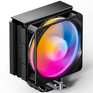 UpHere RGB 120MM 5 isı boruları yüksek kalite sessiz PC kasa fanı bilgisayar soğutucu HAVA SOĞUTUCU CPU soğutucu Fan Intel AMD için