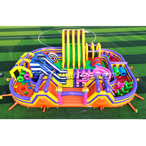 Parque <span class=keywords><strong>de</strong></span> Juegos Inflable Comercial con Múltiples Toboganes, Casa <span class=keywords><strong>de</strong></span> Brinco Inflable Grande, <span class=keywords><strong>Alquiler</strong></span> <span class=keywords><strong>de</strong></span> Juegos Inflables para Parques <span class=keywords><strong>de</strong></span> Diversiones - Product Image 3