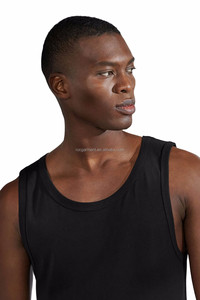 Summer High Quality O-Neck Mens <strong>Vest</strong> Wholesale Running Singlet Mens <strong>Black</strong> Sports Tank <strong>Top</strong> - Product Image 4
