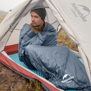 ถุงนอน Naturehike สำหรับตั้งแคมป์และเดินป่า ขนาด 190*75 ซม. 205*85 ซม. รุ่น <span class=keywords><strong>LW180</strong></span> แบบมินิ อัลตร้าไลท์ ทรงซอง ทำจากผ้าฝ้าย - Product Image 6