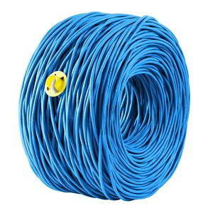 Cat5e Pure Copper Network <b>Cable</b> 305 Meters For Surveillance And Computer Use Indoor Outdoor PVC Jacket - Product Image 1
