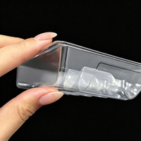 Plateau en plastique 6 compartiments de 10 ml pour poudre lyophilisée, boîte en plastique PET de haute qualité, vente en gros pour emballage de bouteilles en verre, plateau d'emballage pour peptides