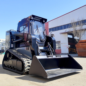 से प्रमाणित भारी फ्रंट एंड कॉम्पैक्ट मिनी केबिन व्हील स्किड स्टीड लोडर यूरो 5 इंजन और कई लगाव के साथ - Product Image 2