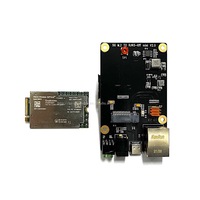 Adaptateur 5G M.2 WWAN carte vers RJ45 dongle avec fente SIM pour 5GNR M.2 modules 5GNR 5G 4G modems compatible - RM500Q RM502Q RM510Q