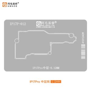 Amaoe Pochoir de Reballing 31-en-1 pour <span class=keywords><strong>iPhone</strong></span> <span class=keywords><strong>X</strong></span> - 17 Pro Max, Plateforme de Reballing pour la Couche Intermédiaire de la <span class=keywords><strong>Carte</strong></span> Mère - Product Image 3